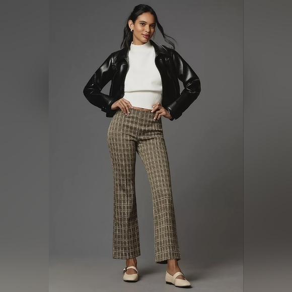 Anthropologie Pants - NWT Anthropologie The Margot Kick-Flare Cropped Pants by Maeve, Size XXS